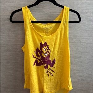 Yellow Graphic Sun Devil Tank Top